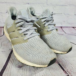 Adidas Men's Size 9 Grey Ultra Boost 3.0  Running Shoes